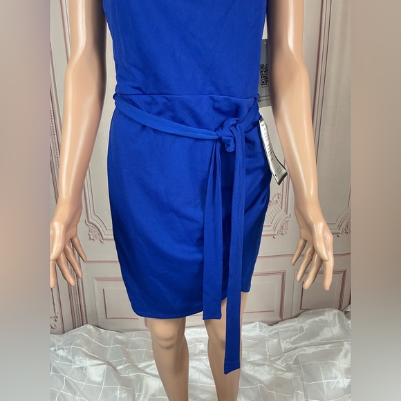 Emerald Sundae Juniors' Tie-Waist Bodycon Dress MSRP $49 Size LARGE - Picture 7 of 16